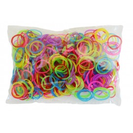 Recharge bracelet Loops 300 élastiques - Assortiment pastel