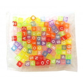 Beads clear Colored Letter