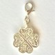 Diamond clover flower Charm Creastic Bracelet