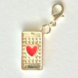 Phone Heart Charm Creastic Bracelet