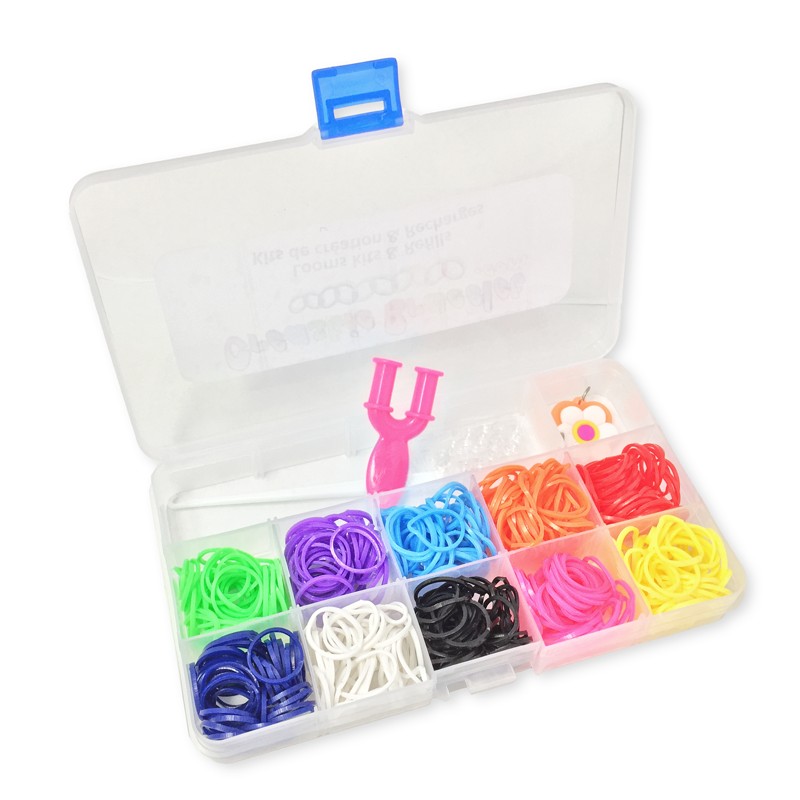 Coffret élastiques loom bands - 7,99 €