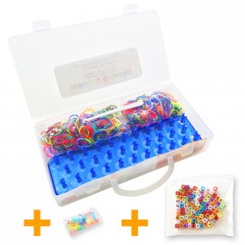 Mini KIT Loom Bleu - Creastic Bracelet