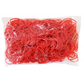 SCENTED RED (STRAWBERRY) 600 Pcs Bag DIY LOOM RUBBER BAND REFILLS