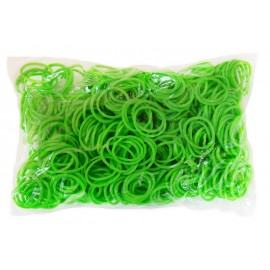 600 élastiques VERT - Recharge loom