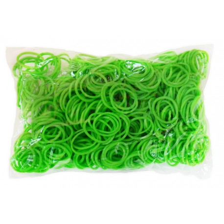 600 élastiques VERT - Recharge loom