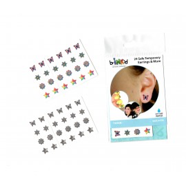 24 Mini Tattoos Butterflies Star Flowers