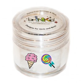 Mini jar 24 Tattoos - ice cream and lollipops