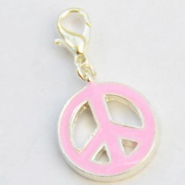 Peace & Love Rose pendentif Creastic Bracelet