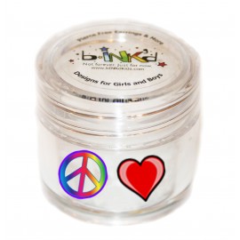 Mini jar 24 Tattoos - Heart and Peace