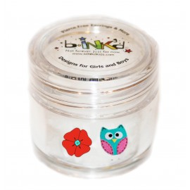 Mini pot 24 Mini Tattoos Hibou-Fleur