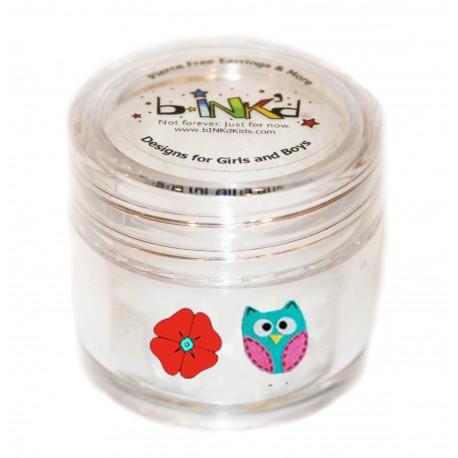 Mini pot 24 Mini Tattoos Hibou-Fleur