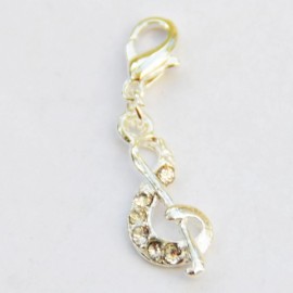 Diamond Note Charm Creastic Bracelet