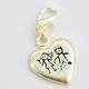 Kids heart Charm Creastic Bracelet