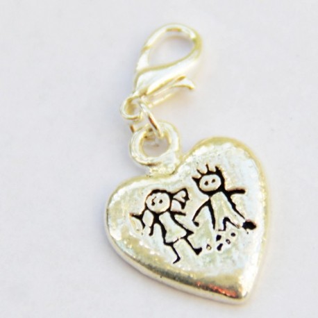 Kids heart Charm Creastic Bracelet