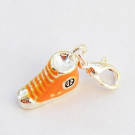 Orange shoe Charm Creastic Bracelet