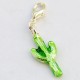 Green cactus Charm Creastic Bracelet